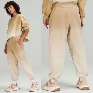 NWT Lululemon LA Super High Rise Joggers‎ Ombre Tie Dye Size 12 Terry Sweatpants
